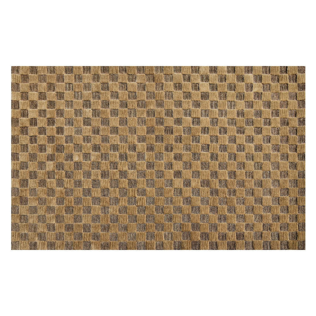 Cocoa Checkerboard 5¡ä x 8¡ä Rug