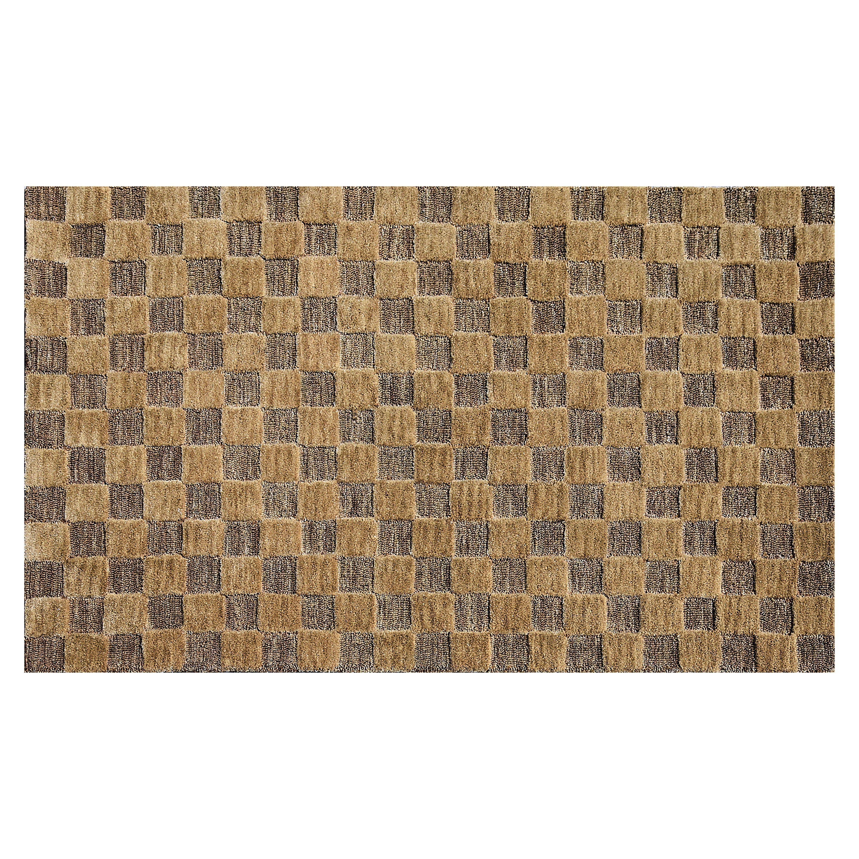 Cocoa Checkerboard 3¡ä x 5¡ä Rug