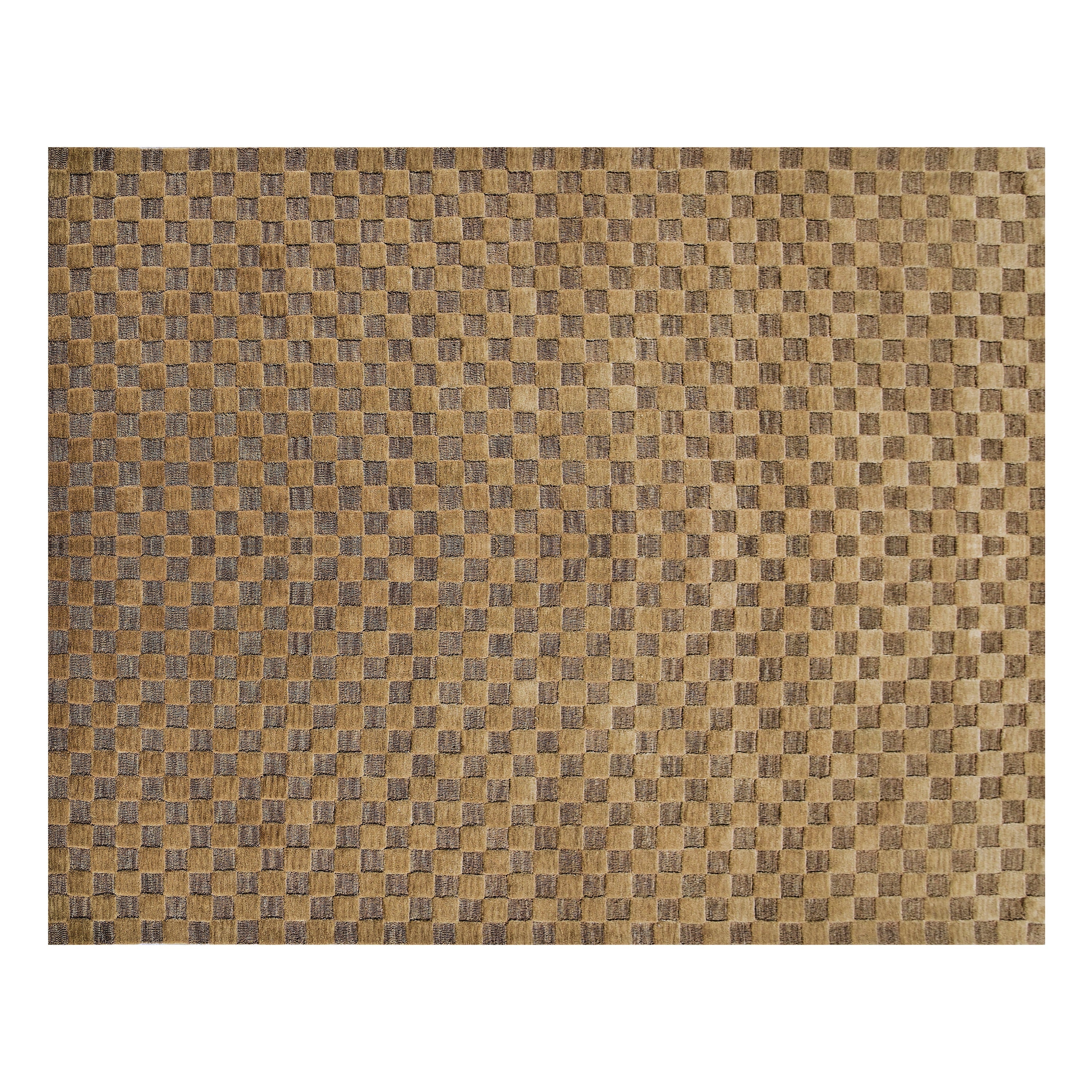 Cocoa Checkerboard 8¡ä x 10¡ä Rug