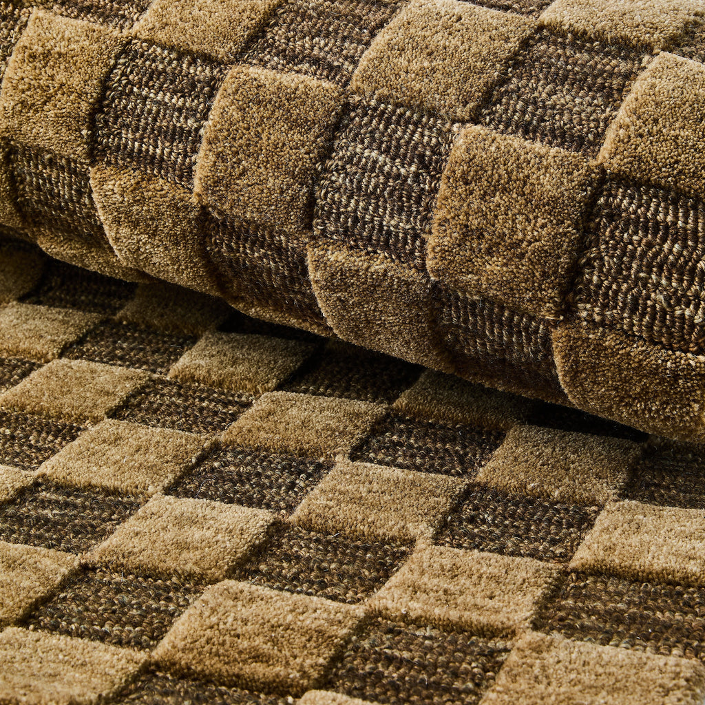 Cocoa Checkerboard 5¡ä x 8¡ä Rug